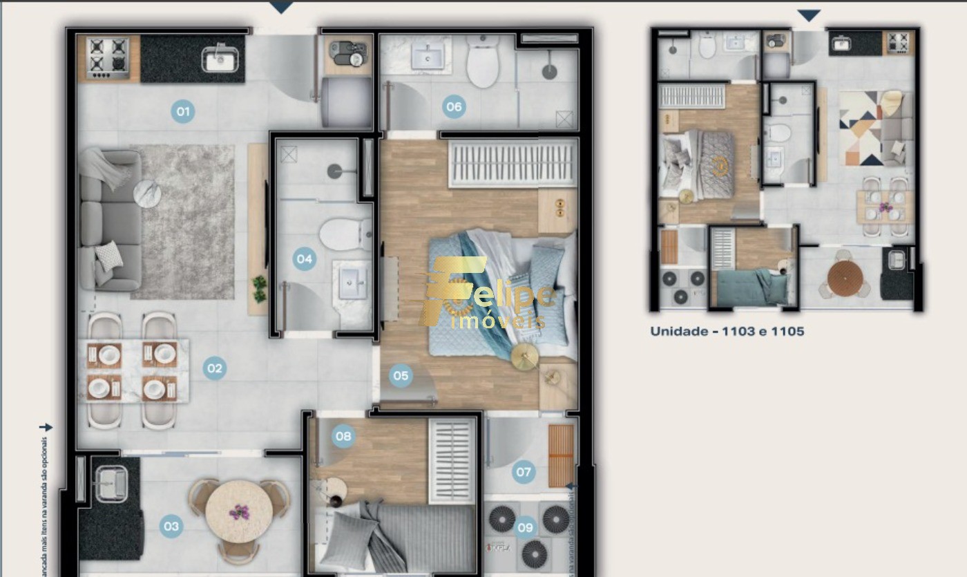 Apartamento, 3 quartos, 68 m² - Foto 11