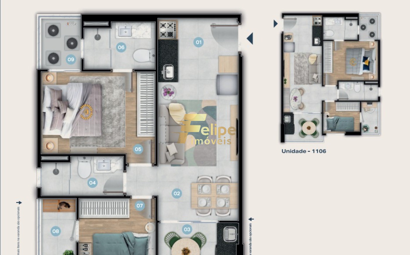 Apartamento, 3 quartos, 68 m² - Foto 12