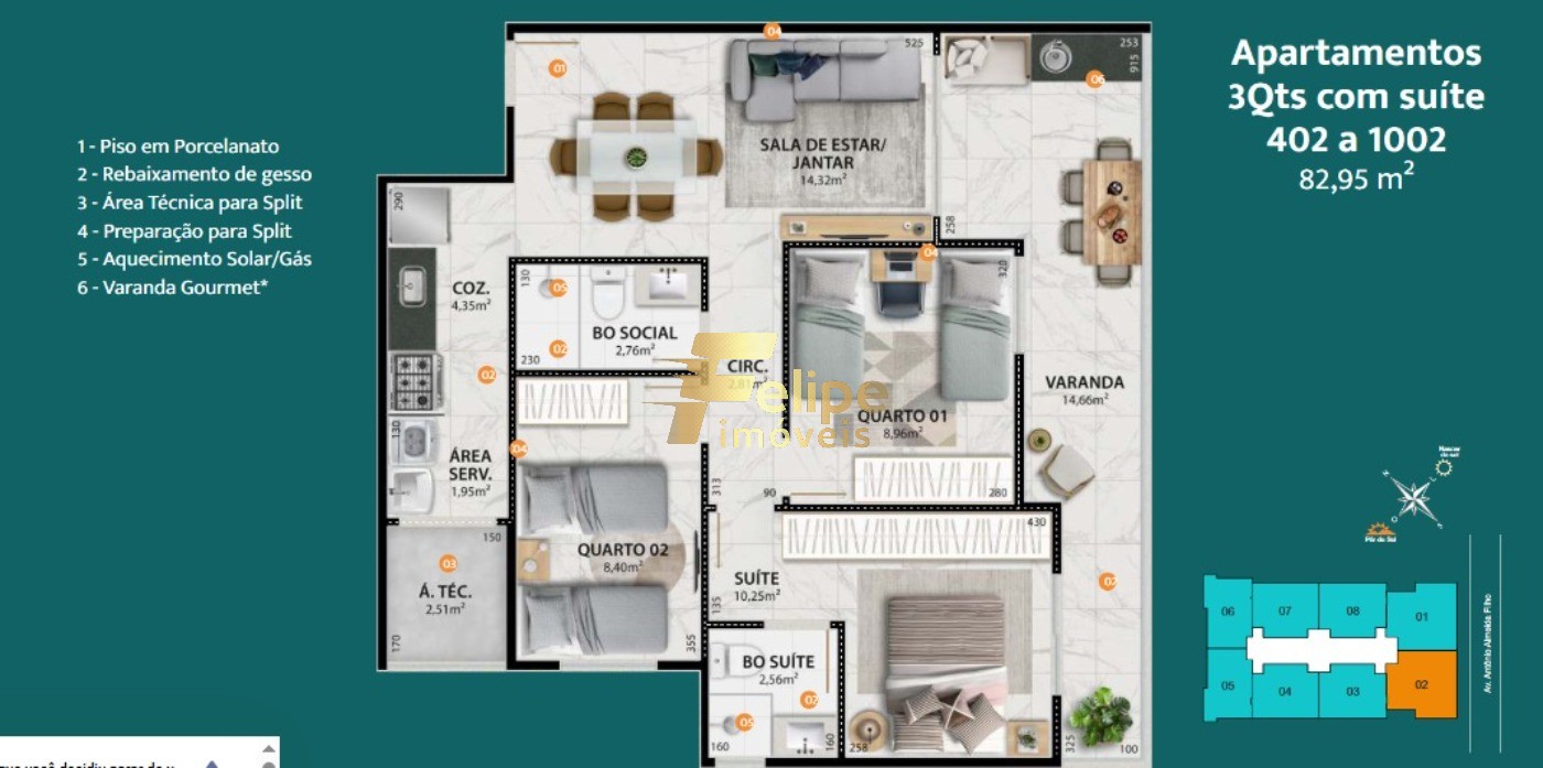 Apartamento, 3 quartos, 158 m² - Foto 8