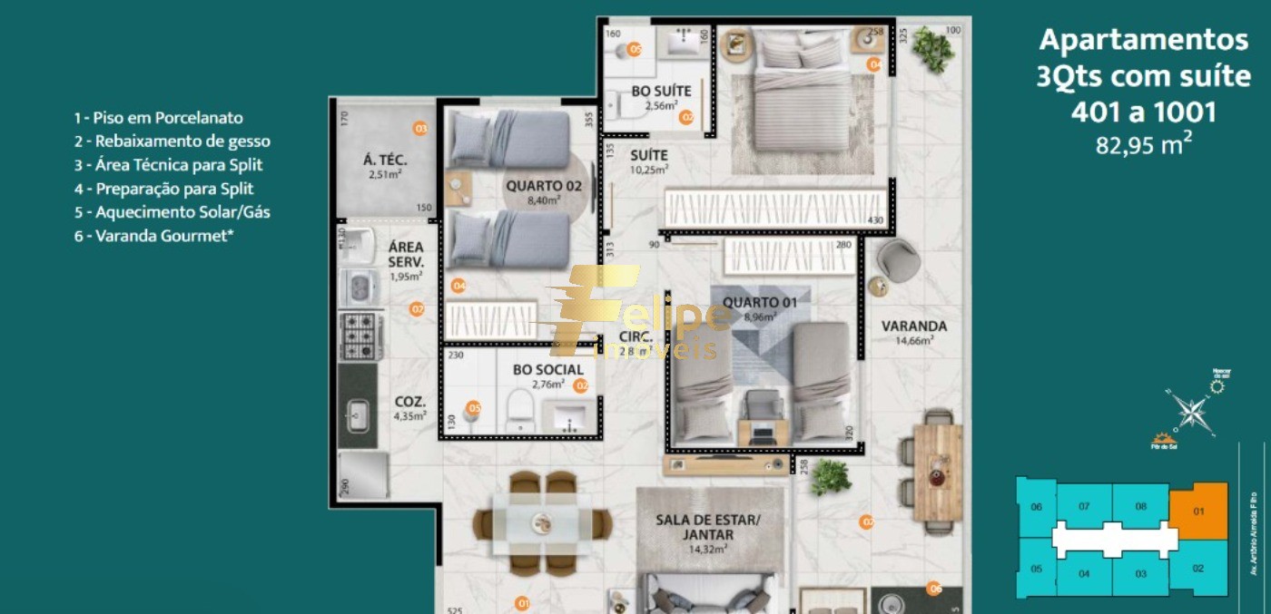 Apartamento, 3 quartos, 158 m² - Foto 9