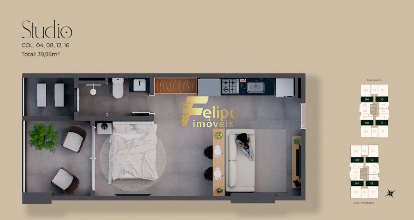 Apartamento, 1 quarto, 37 m² - Foto 7