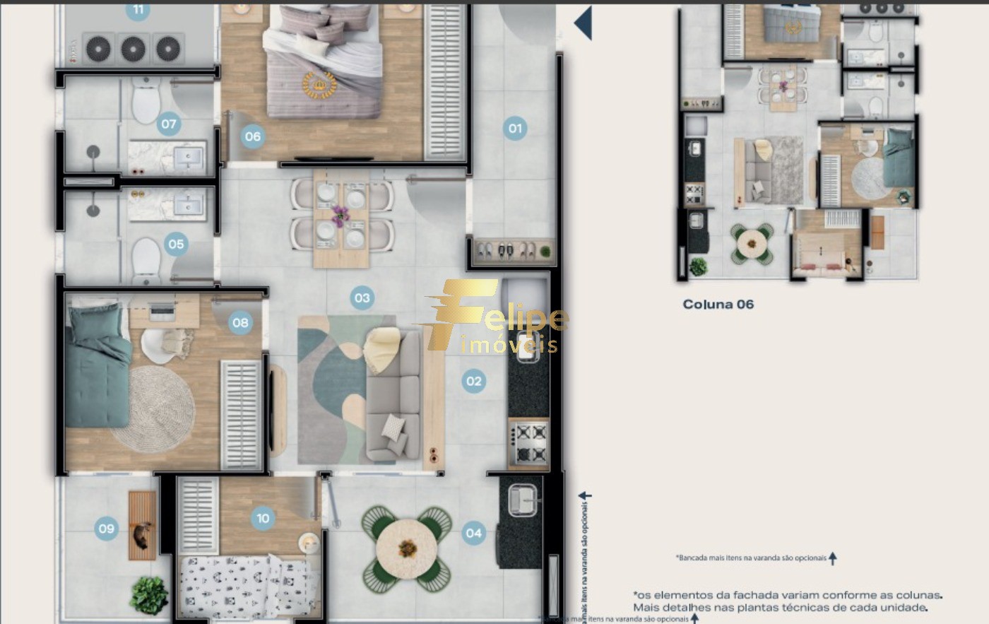 Apartamento, 2 quartos, 60 m² - Foto 9