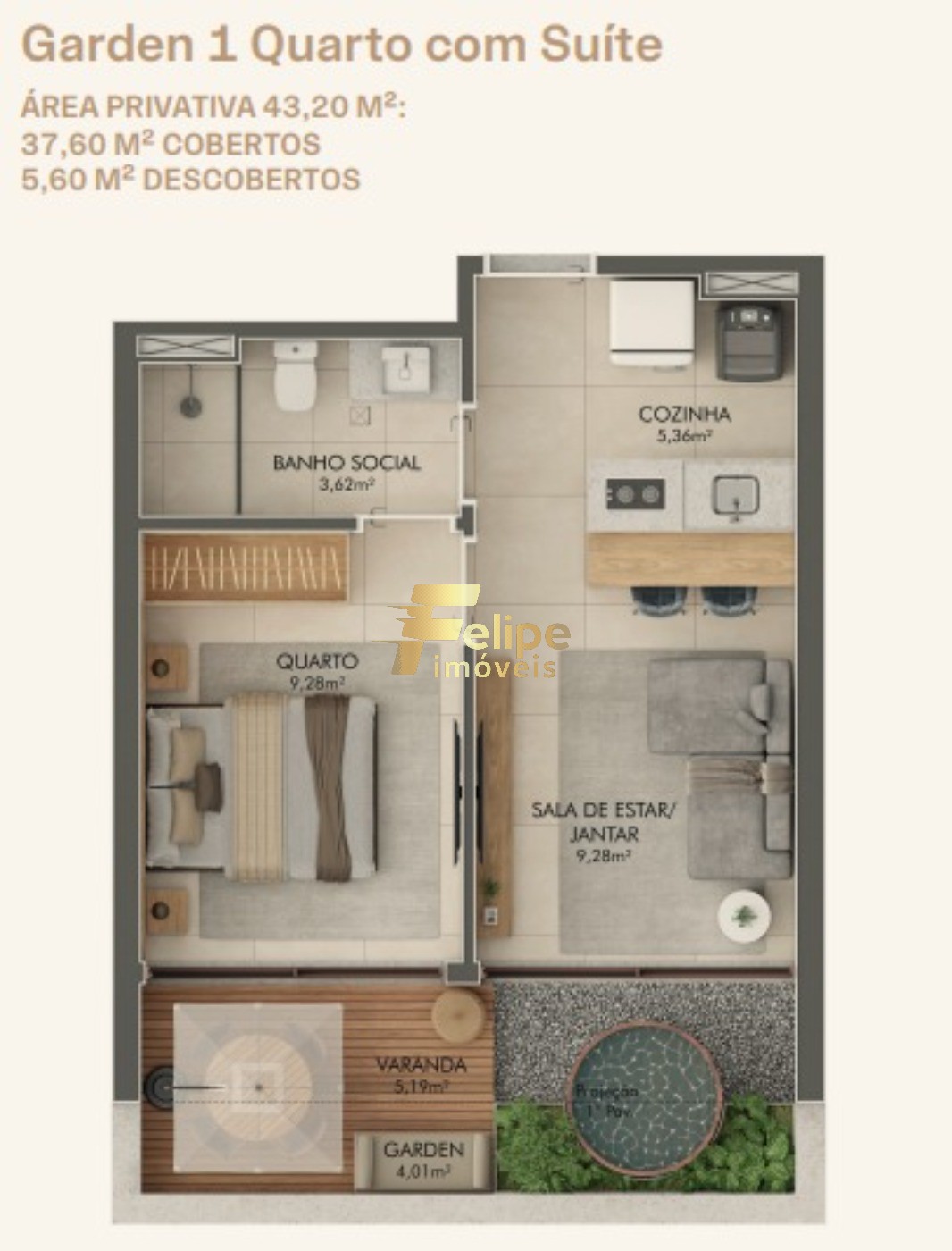 Apartamento, 2 quartos, 62 m² - Foto 4