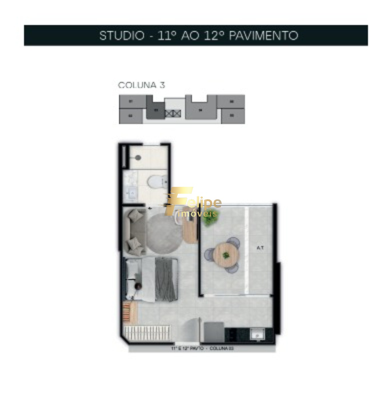 Apartamento, 1 quarto, 27 m² - Foto 14