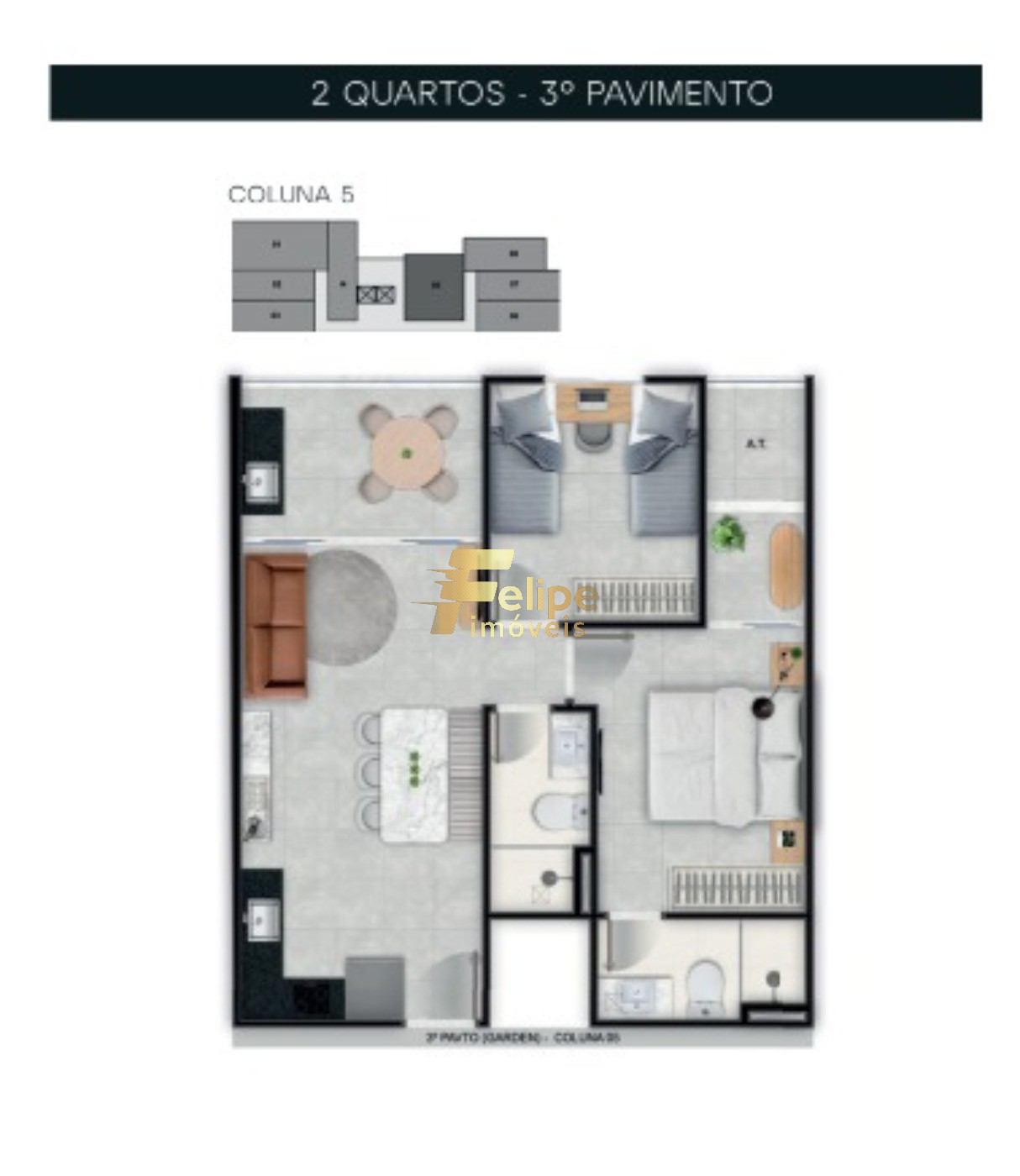 Apartamento, 1 quarto, 27 m² - Foto 10