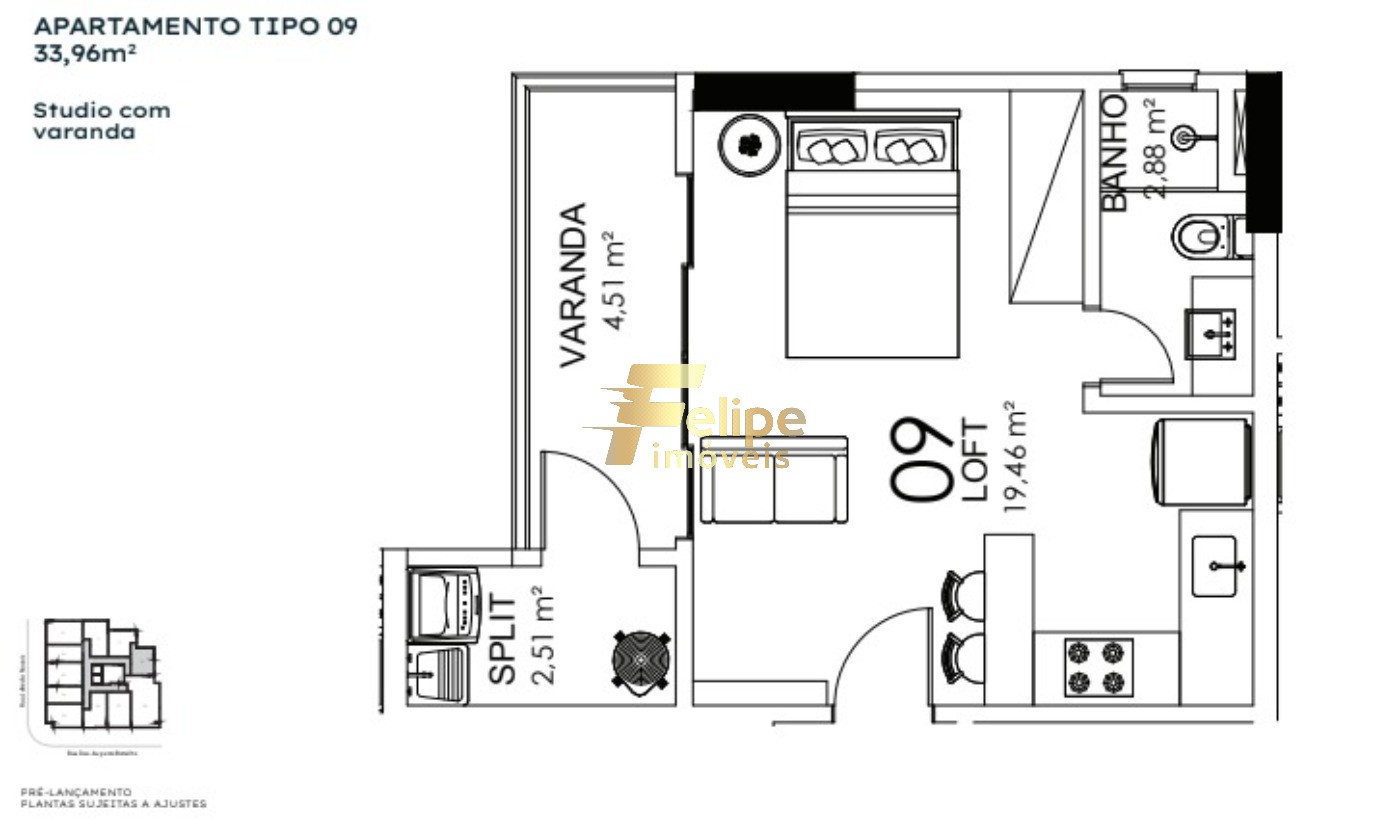 Cobertura, 2 quartos, 85 m² - Foto 20
