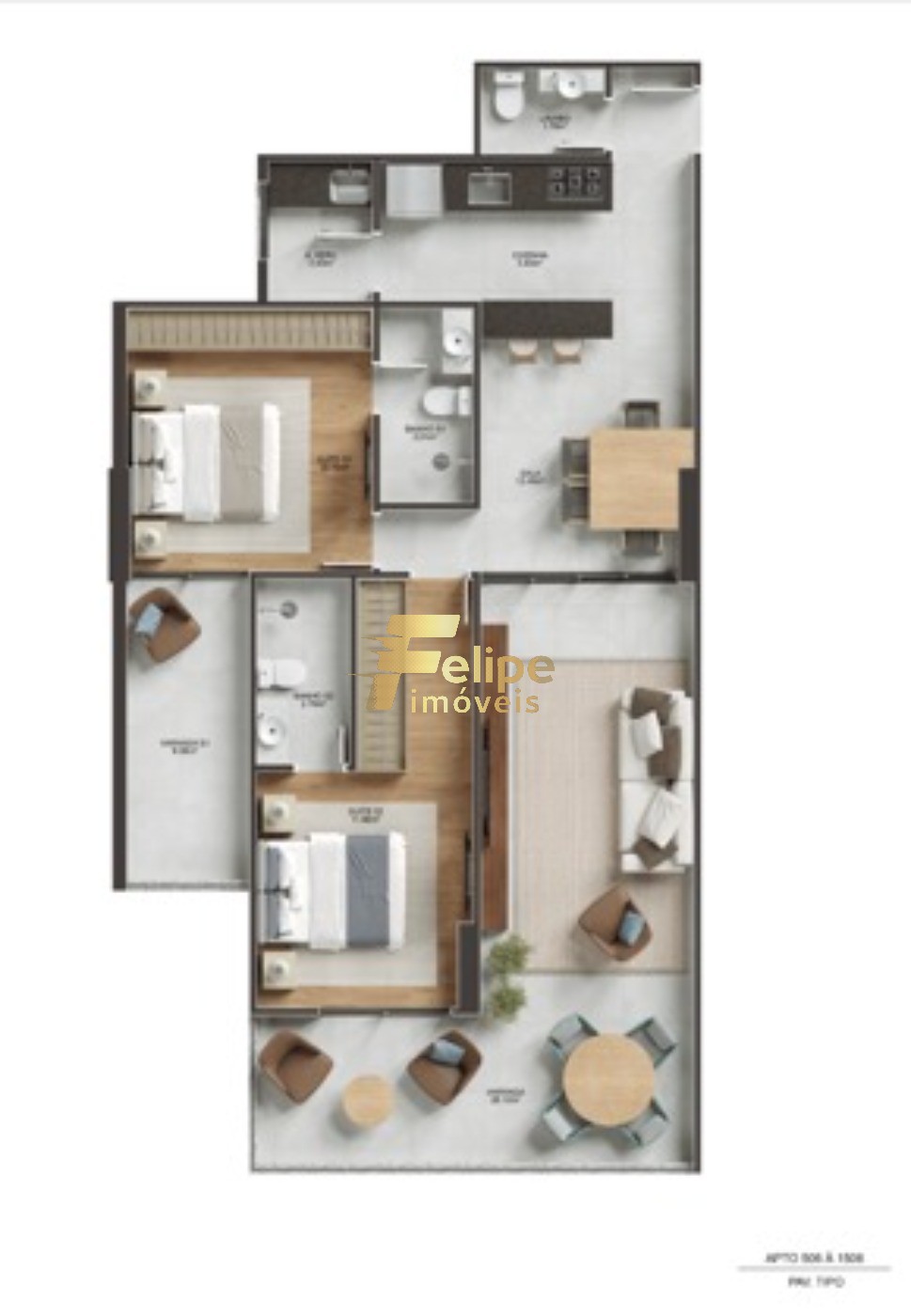 Apartamento, 1 quarto, 42 m² - Foto 4