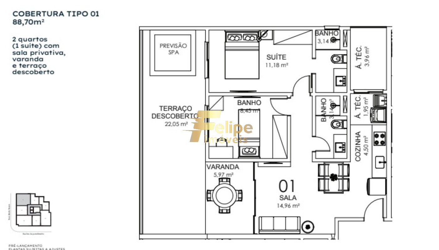 Apartamento, 2 quartos, 76 m² - Foto 8