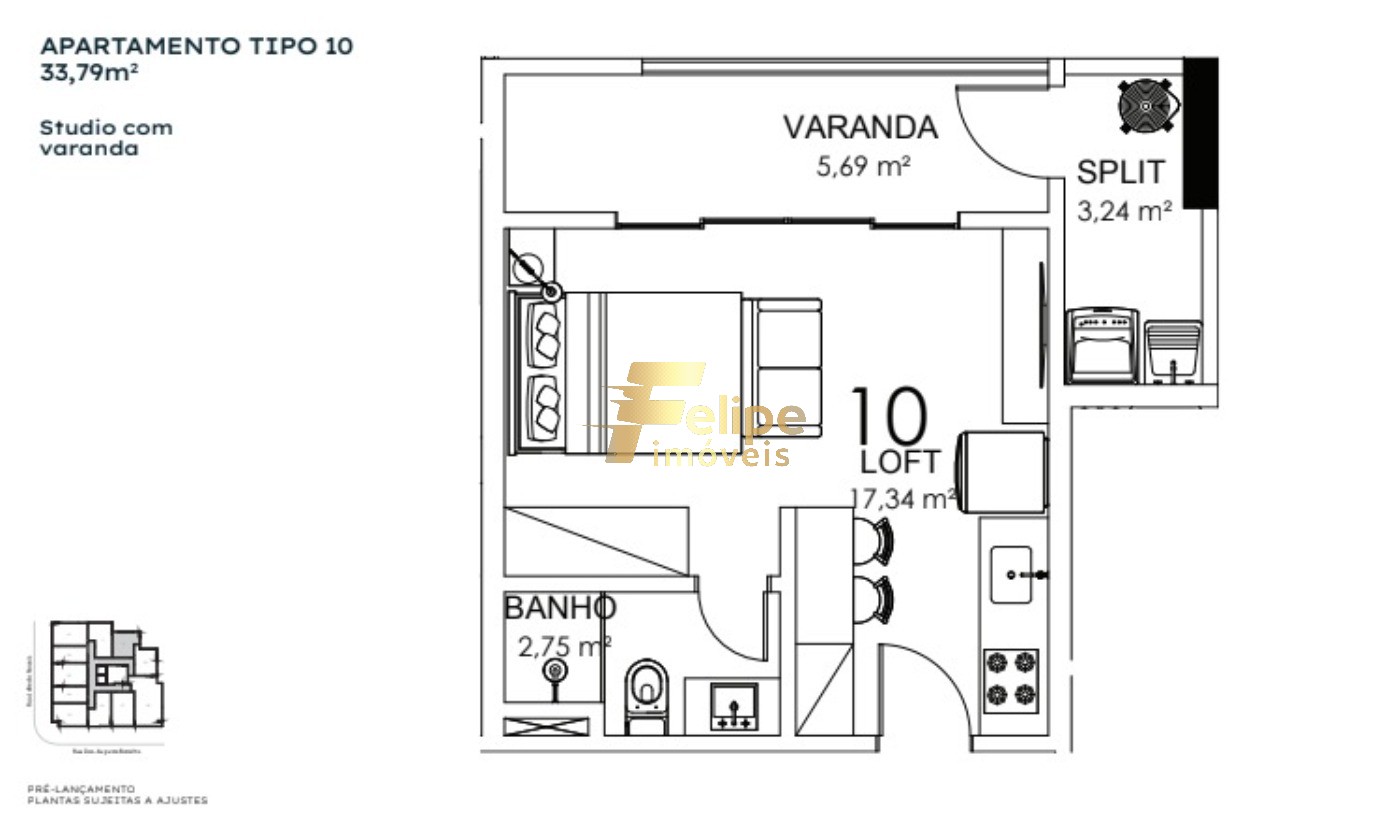 Cobertura, 2 quartos, 85 m² - Foto 18