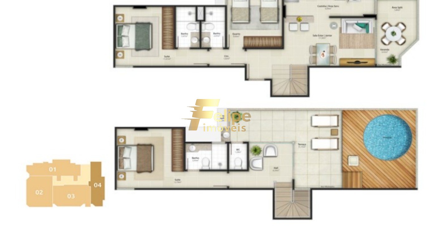 Apartamento, 3 quartos, 82 m² - Foto 2