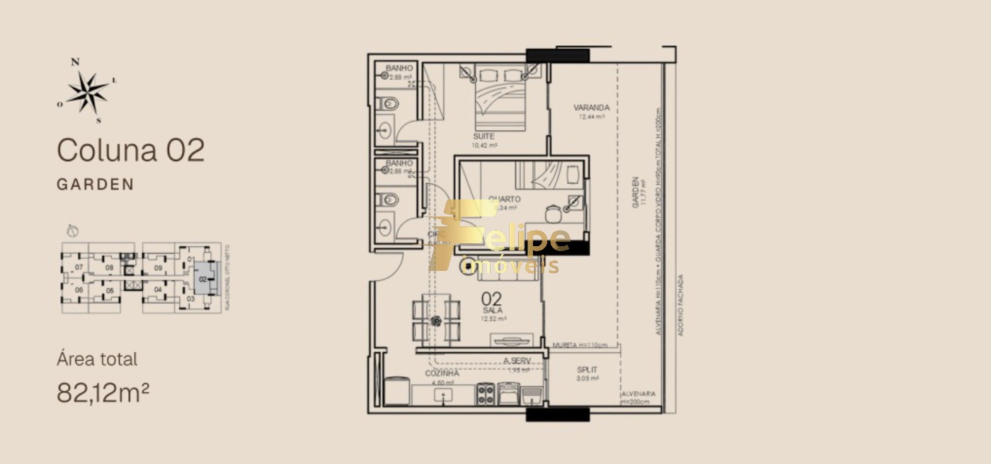 Apartamento, 2 quartos, 81 m² - Foto 15