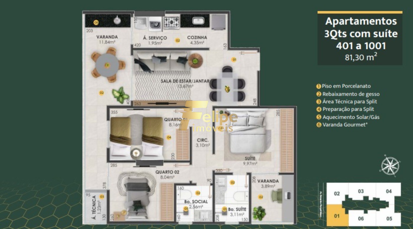 Apartamento, 3 quartos, 149 m² - Foto 8