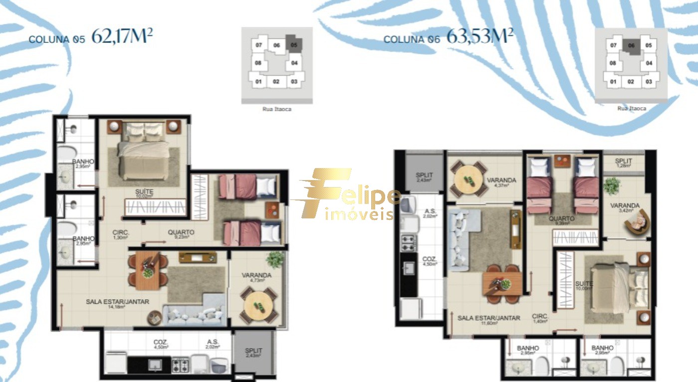 Apartamento, 2 quartos, 60 m² - Foto 3