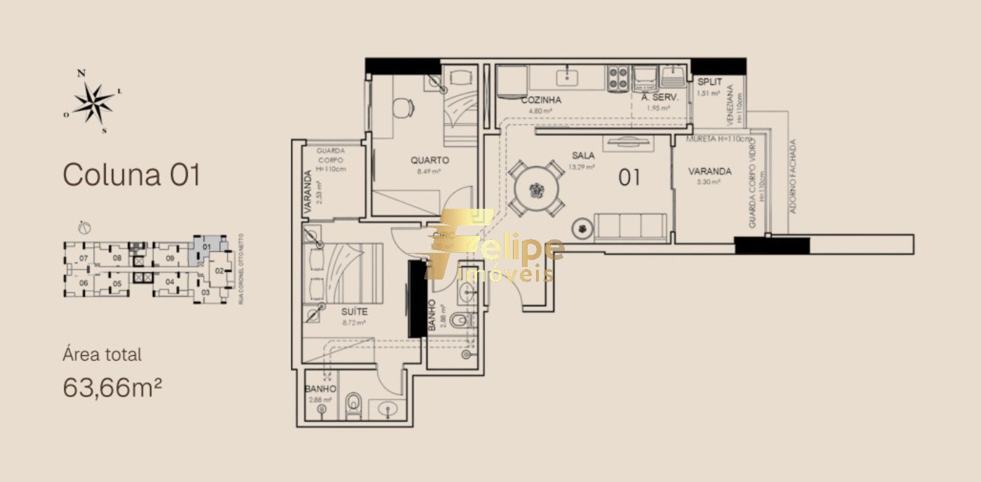 Apartamento, 2 quartos, 56 m² - Foto 26