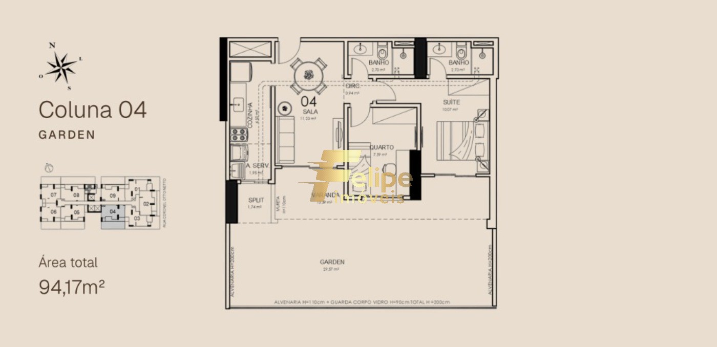 Apartamento, 2 quartos, 56 m² - Foto 13