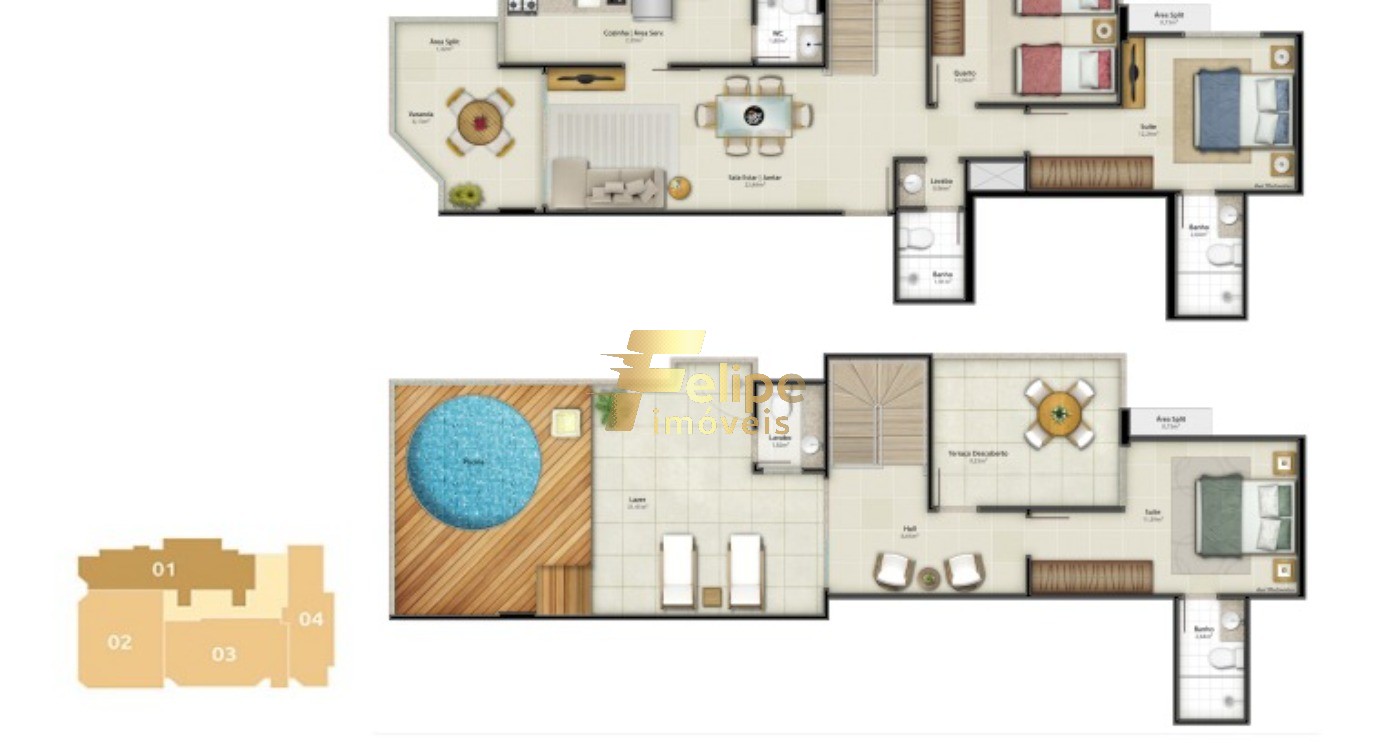 Apartamento, 3 quartos, 82 m² - Foto 3
