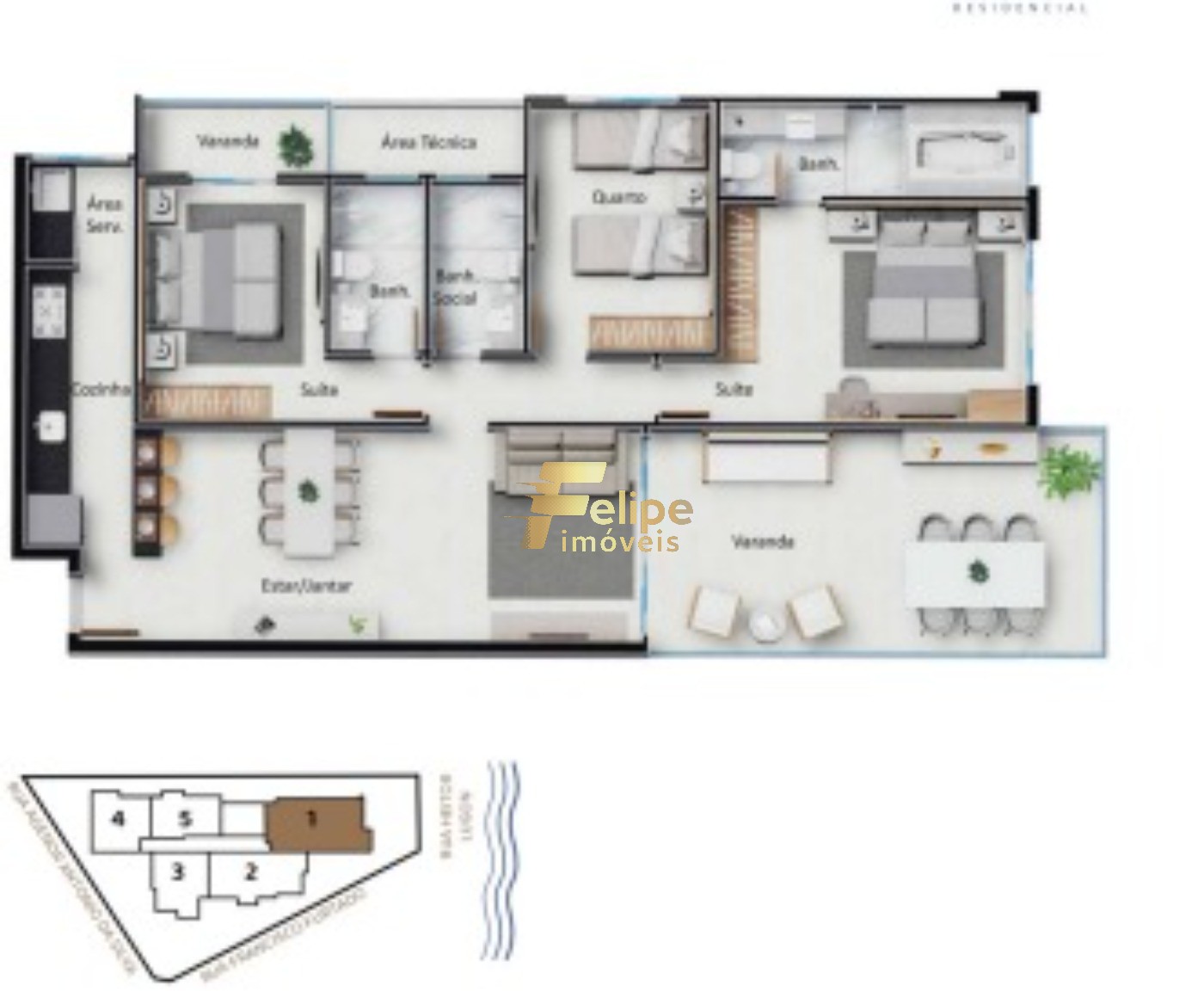 Apartamento, 2 quartos, 67 m² - Foto 3