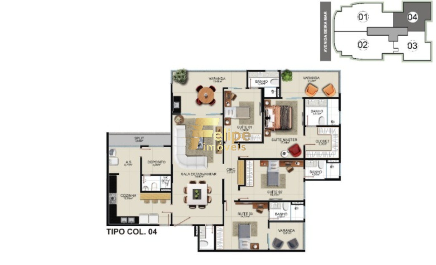 Apartamento, 4 quartos, 320 m² - Foto 2