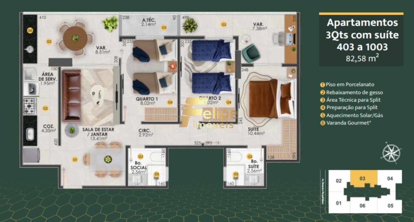 Apartamento, 3 quartos, 149 m² - Foto 5