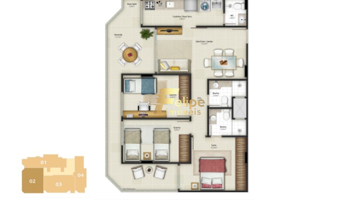 Apartamento, 3 quartos, 82 m² - Foto 6