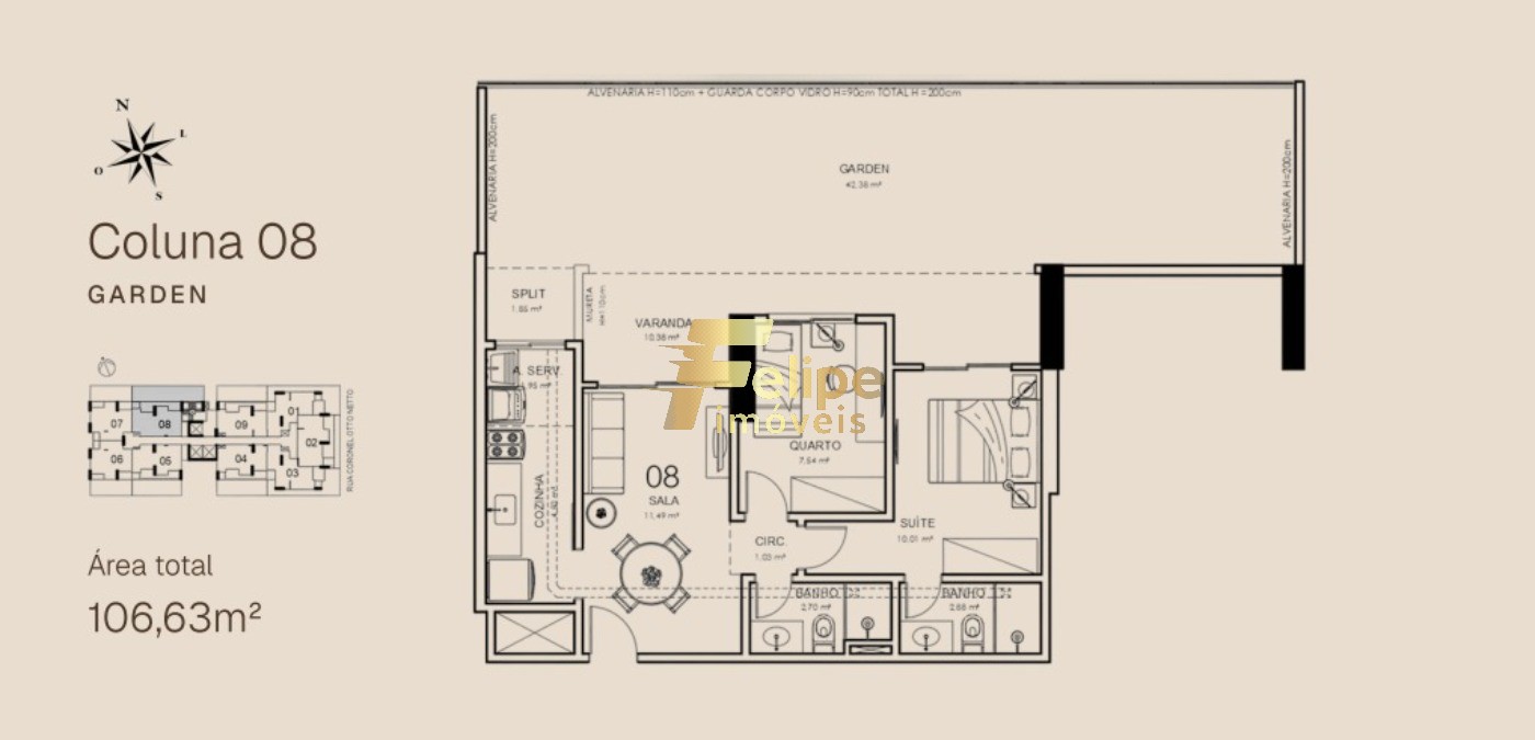 Apartamento, 2 quartos, 56 m² - Foto 9