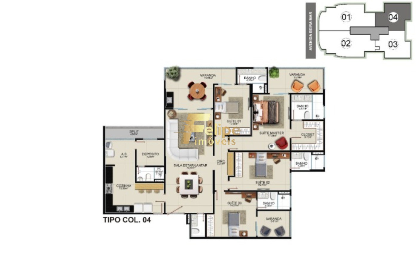 Apartamento, 4 quartos, 320 m² - Foto 24