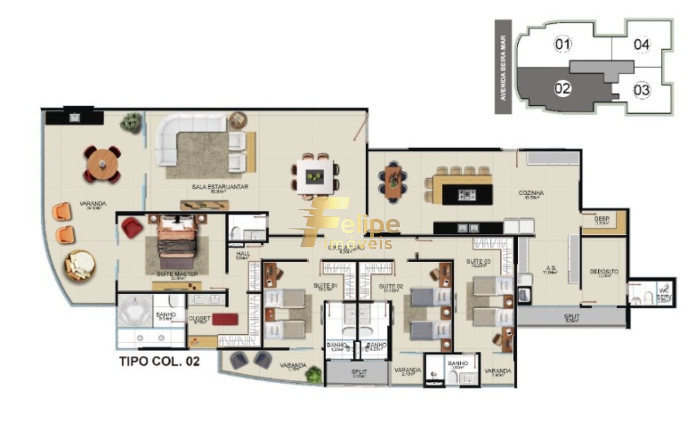 Apartamento, 4 quartos, 320 m² - Foto 3