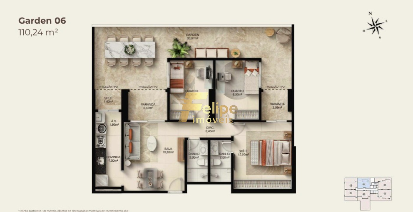 Apartamento, 3 quartos, 75 m² - Foto 15