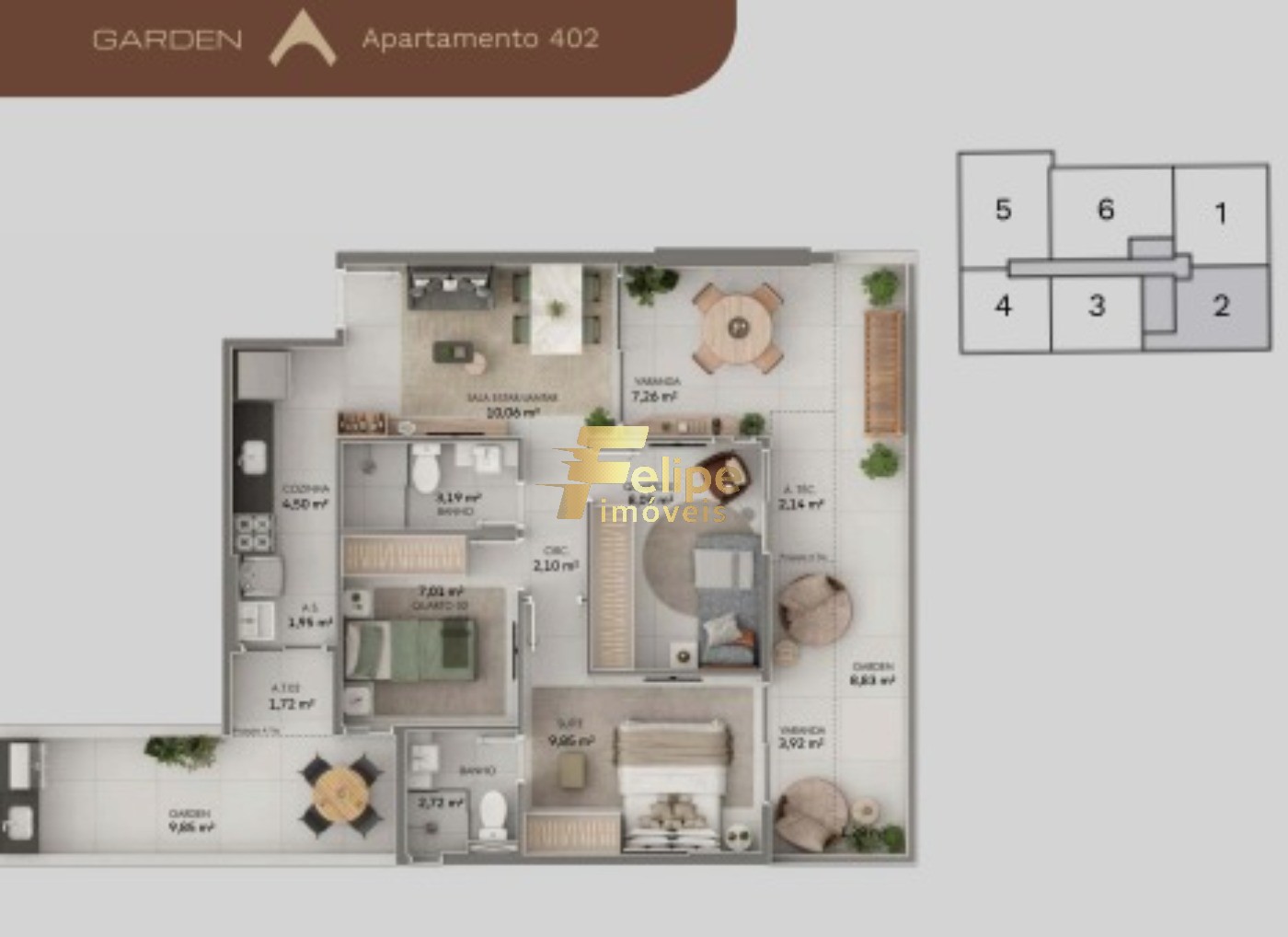 Apartamento, 2 quartos, 54 m² - Foto 9