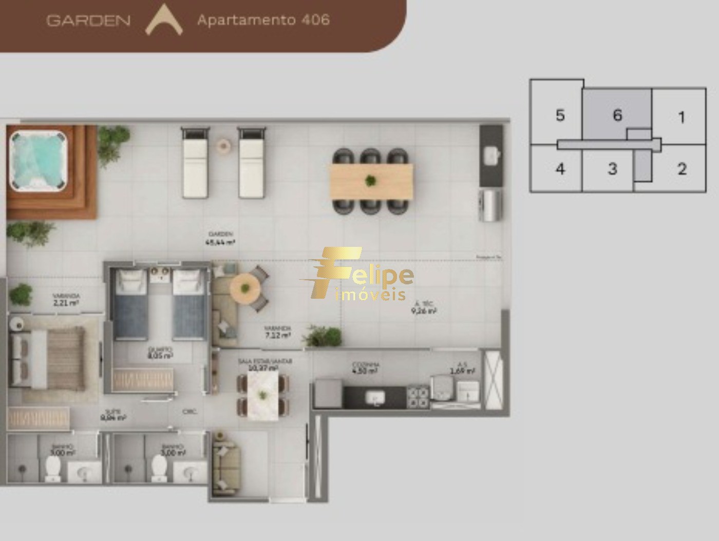 Apartamento, 2 quartos, 54 m² - Foto 5