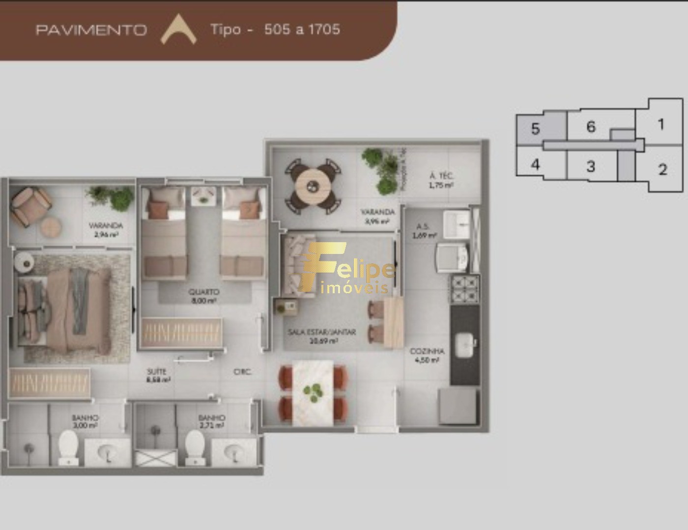 Apartamento, 3 quartos, 71 m² - Foto 12