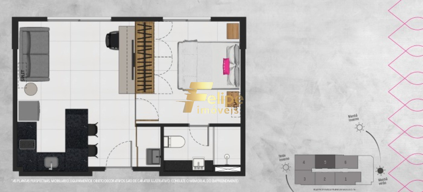 Apartamento, 1 quarto, 39 m² - Foto 7