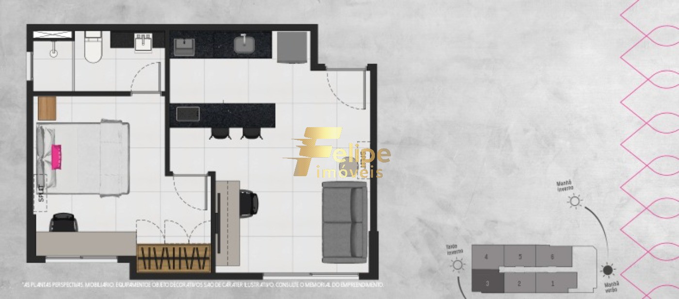 Apartamento, 1 quarto, 39 m² - Foto 15