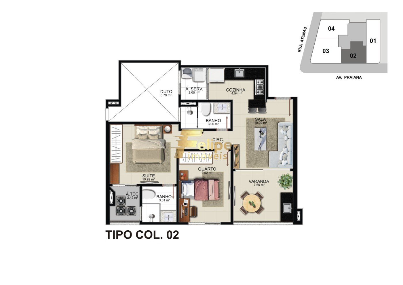 Apartamento, 2 quartos, 61 m² - Foto 12