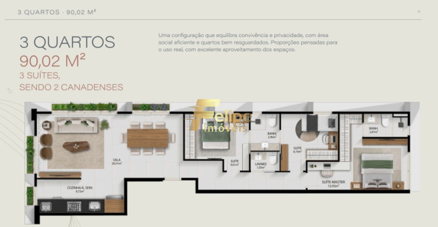 Apartamento, 2 quartos, 73 m² - Foto 6