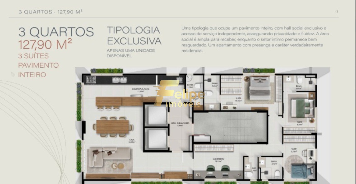 Apartamento, 3 quartos, 90 m² - Foto 5