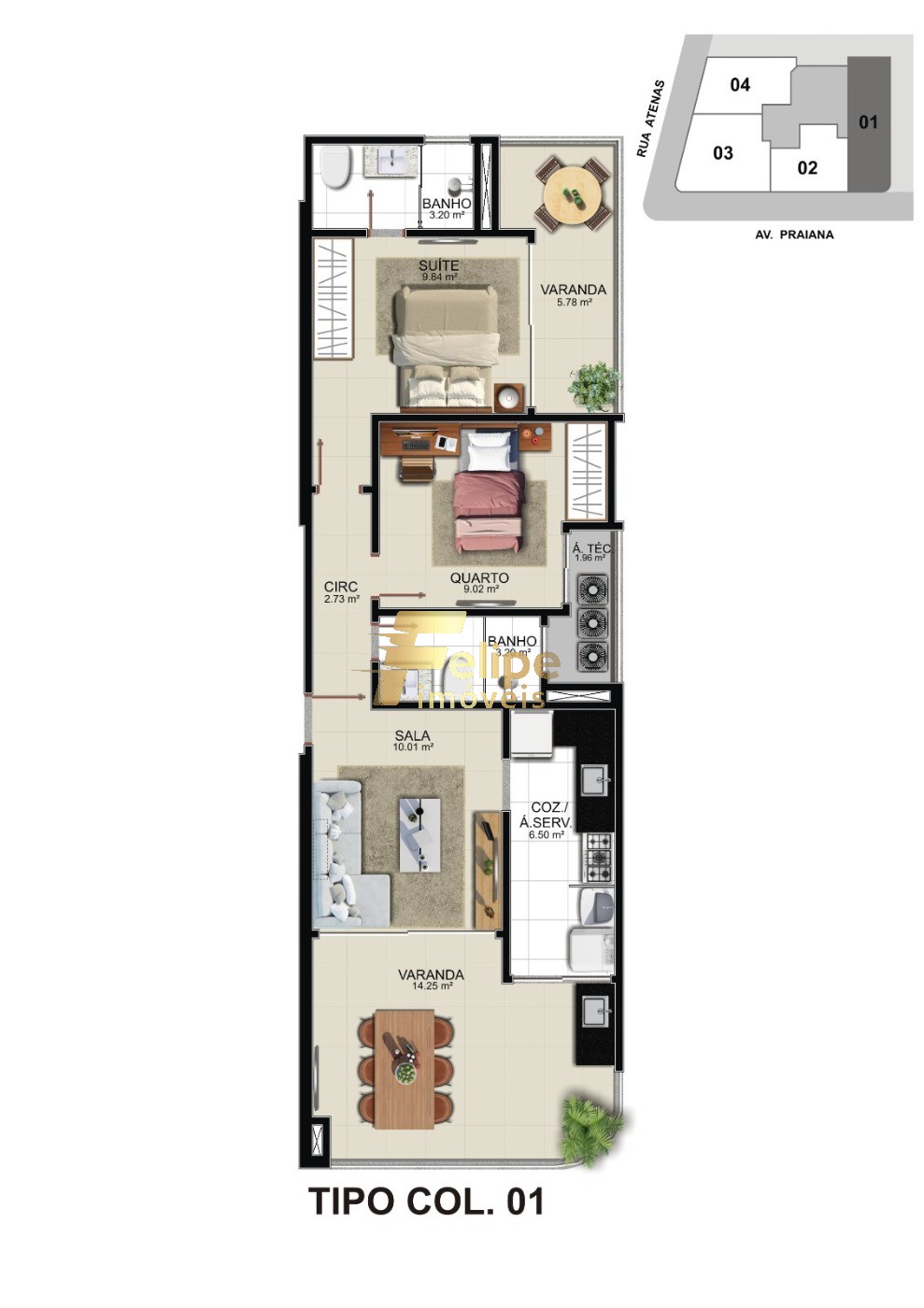 Apartamento, 3 quartos, 88 m² - Foto 14