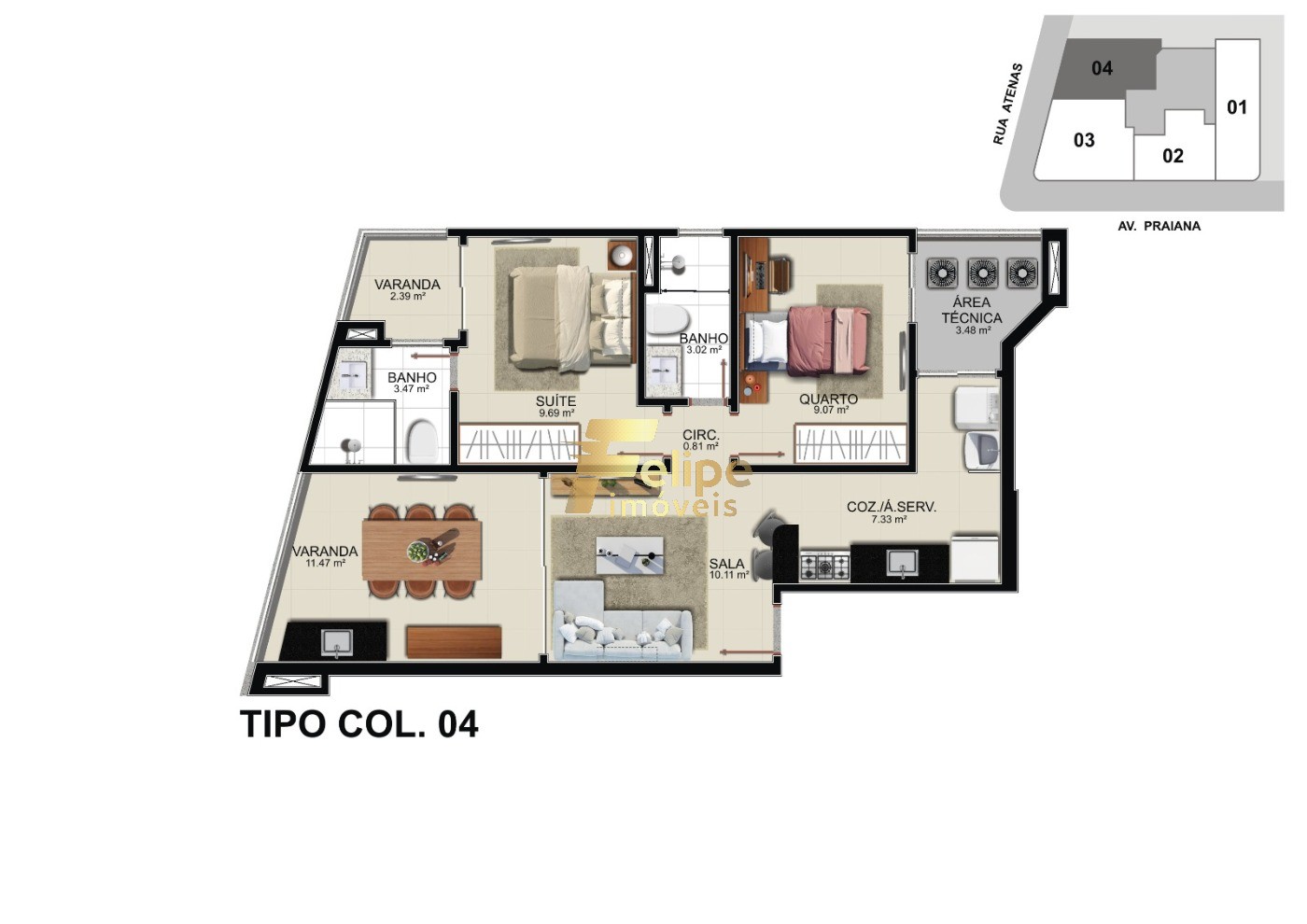 Apartamento, 3 quartos, 88 m² - Foto 11