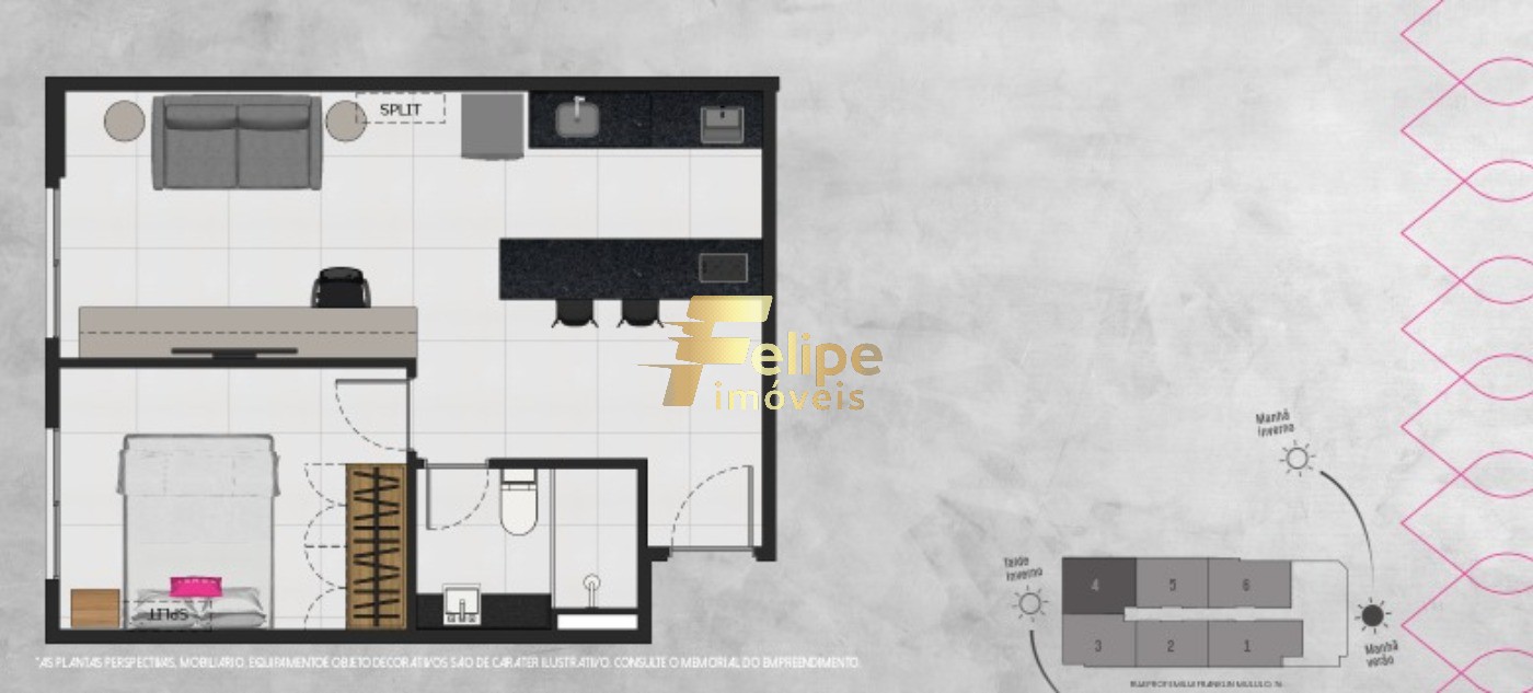 Apartamento, 1 quarto, 39 m² - Foto 11