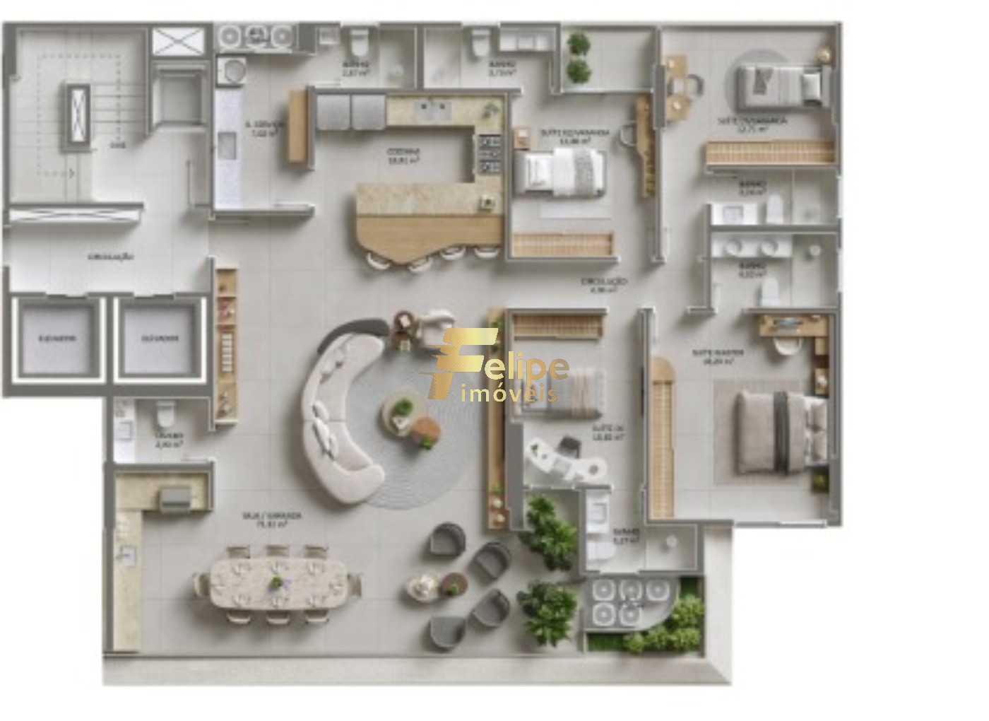 Apartamento, 4 quartos, 196 m² - Foto 18