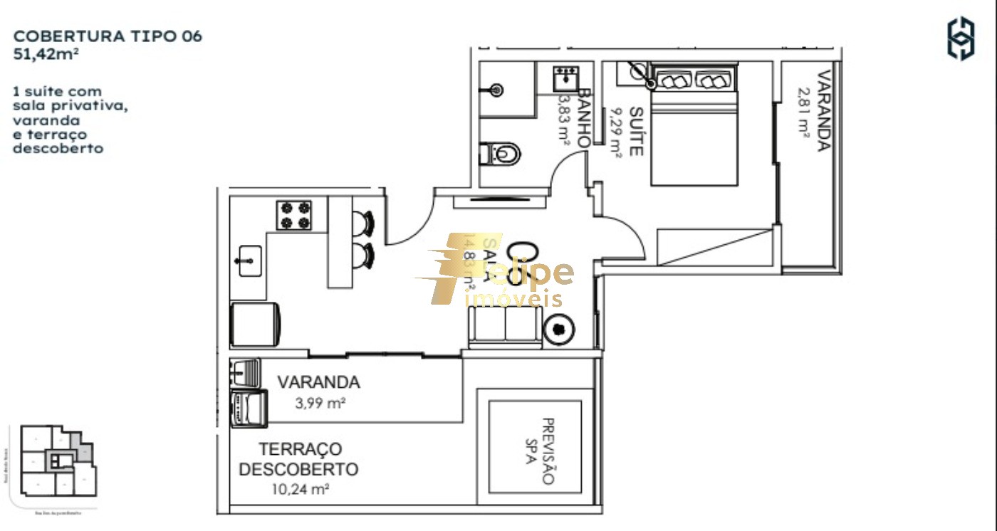 Apartamento, 2 quartos, 76 m² - Foto 2