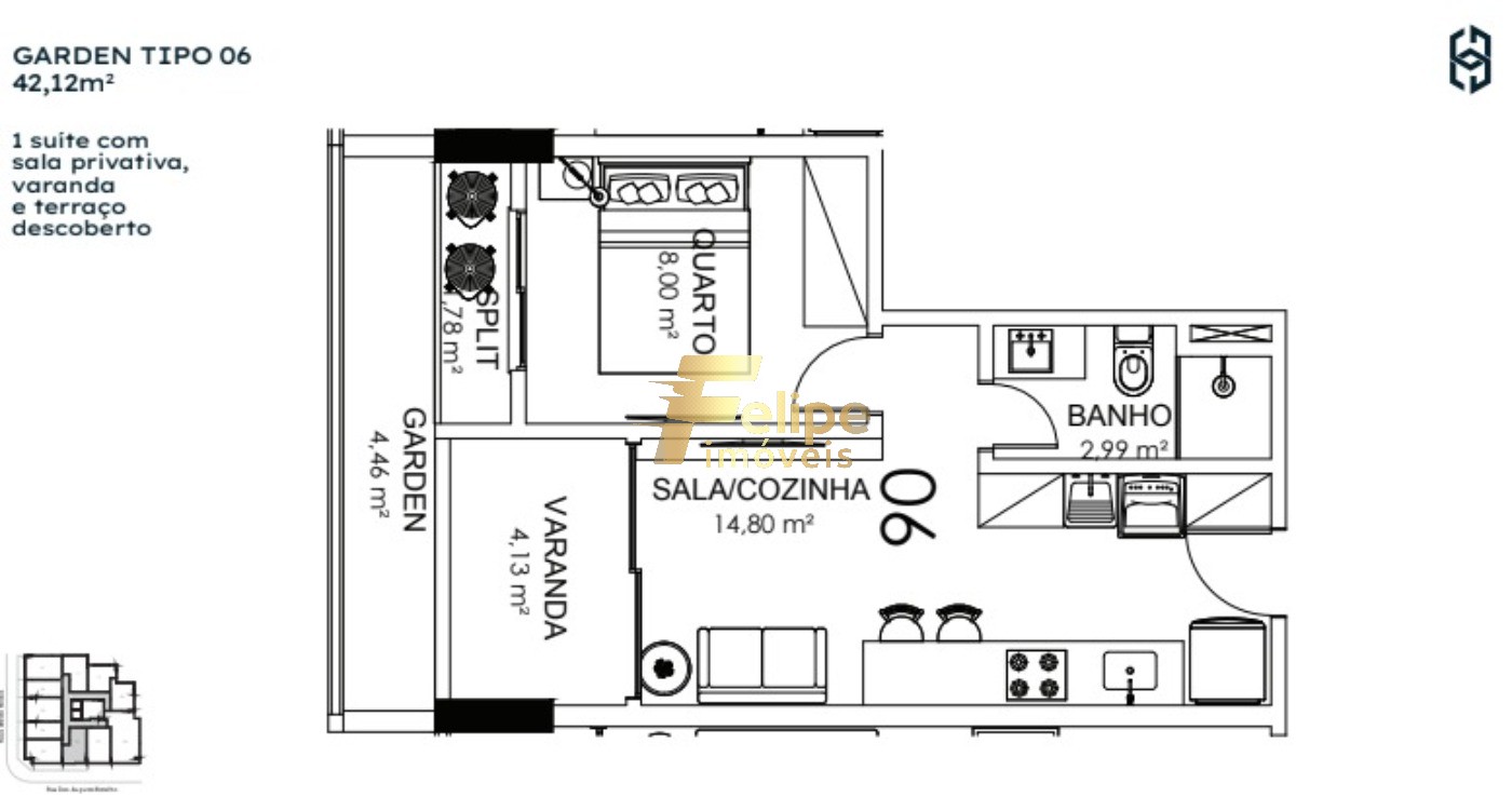 Apartamento, 2 quartos, 76 m² - Foto 9