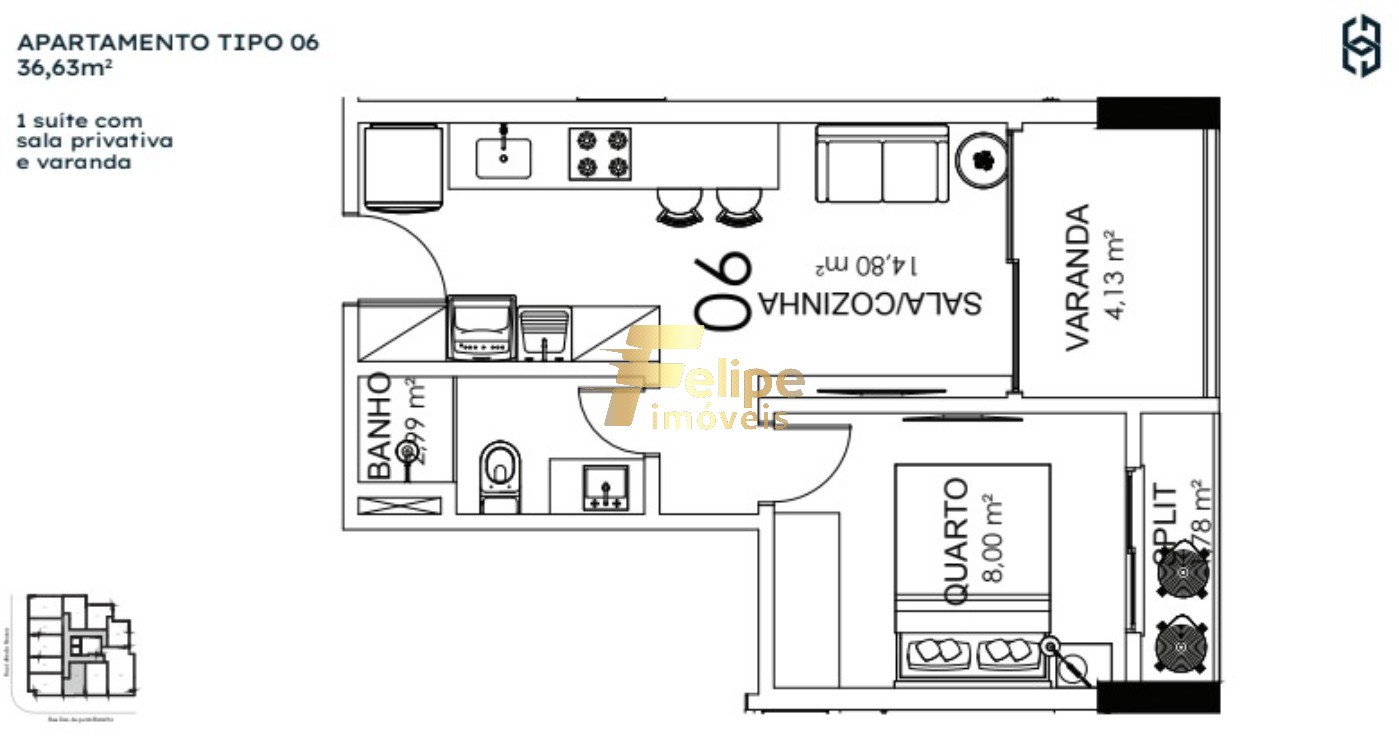Apartamento, 2 quartos, 76 m² - Foto 21