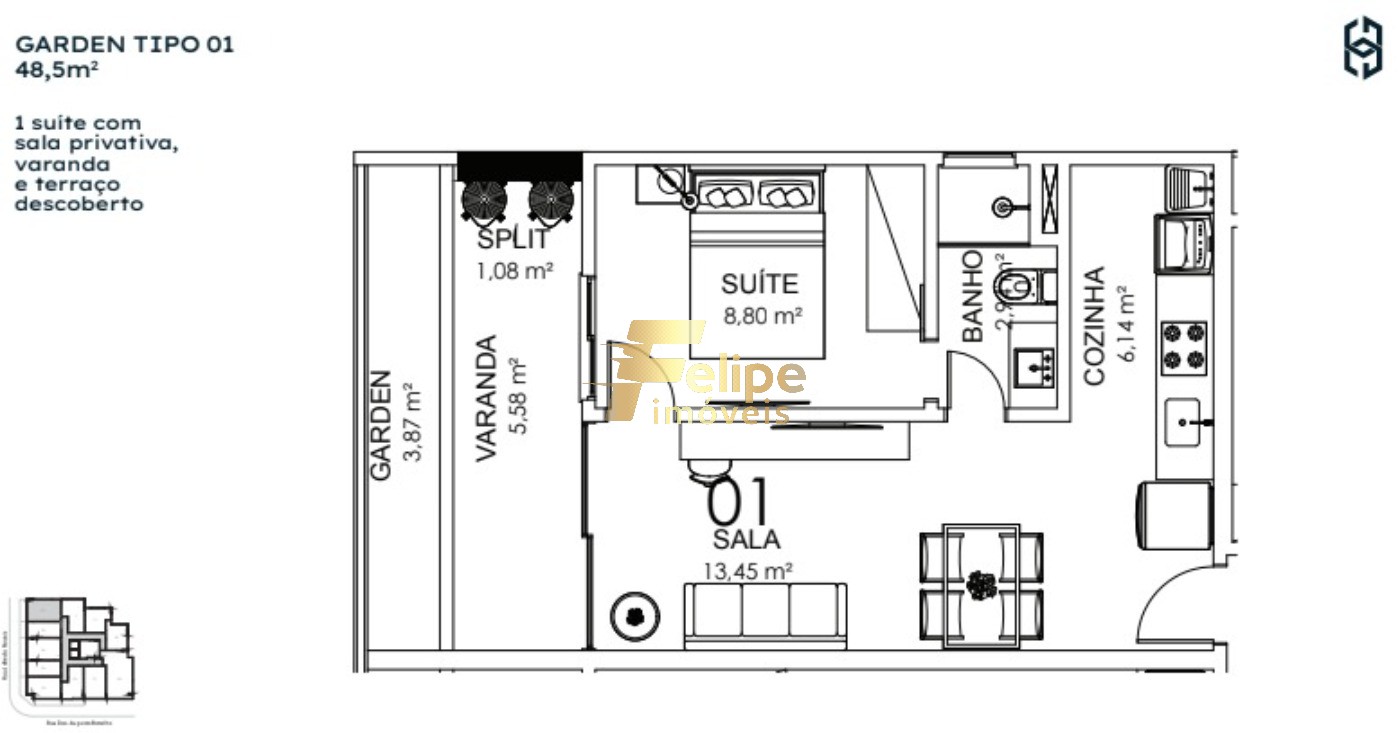 Apartamento, 2 quartos, 76 m² - Foto 14