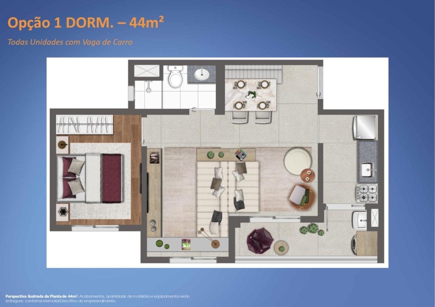 Apartamento à venda com 2 quartos, 44m² - Foto 30