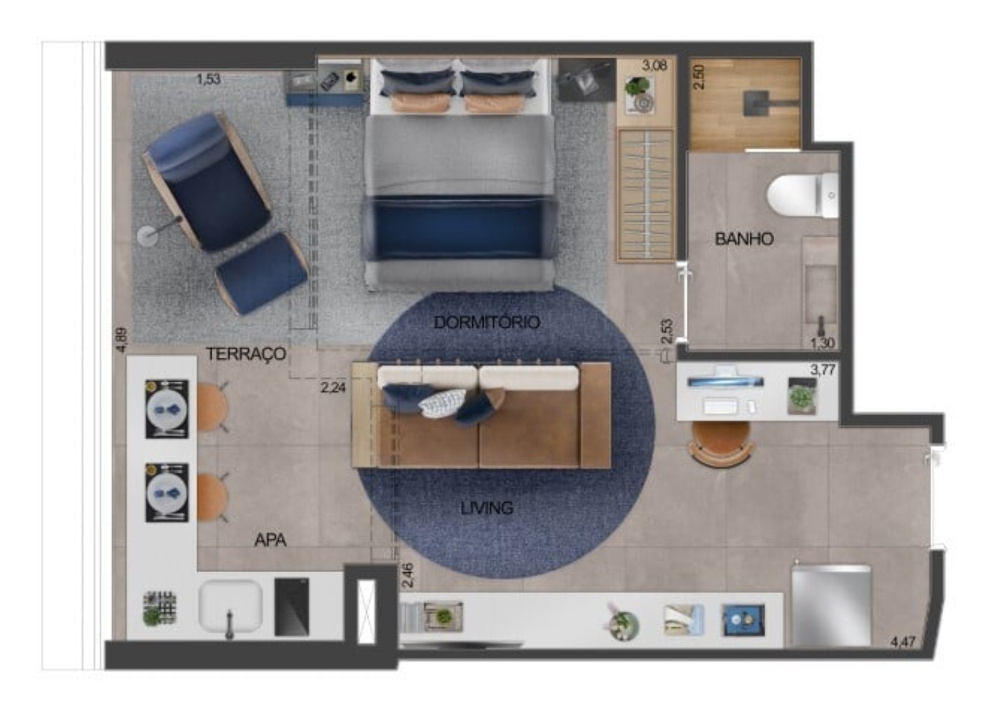 Apartamento à venda com 1 quarto, 28m² - Foto 21