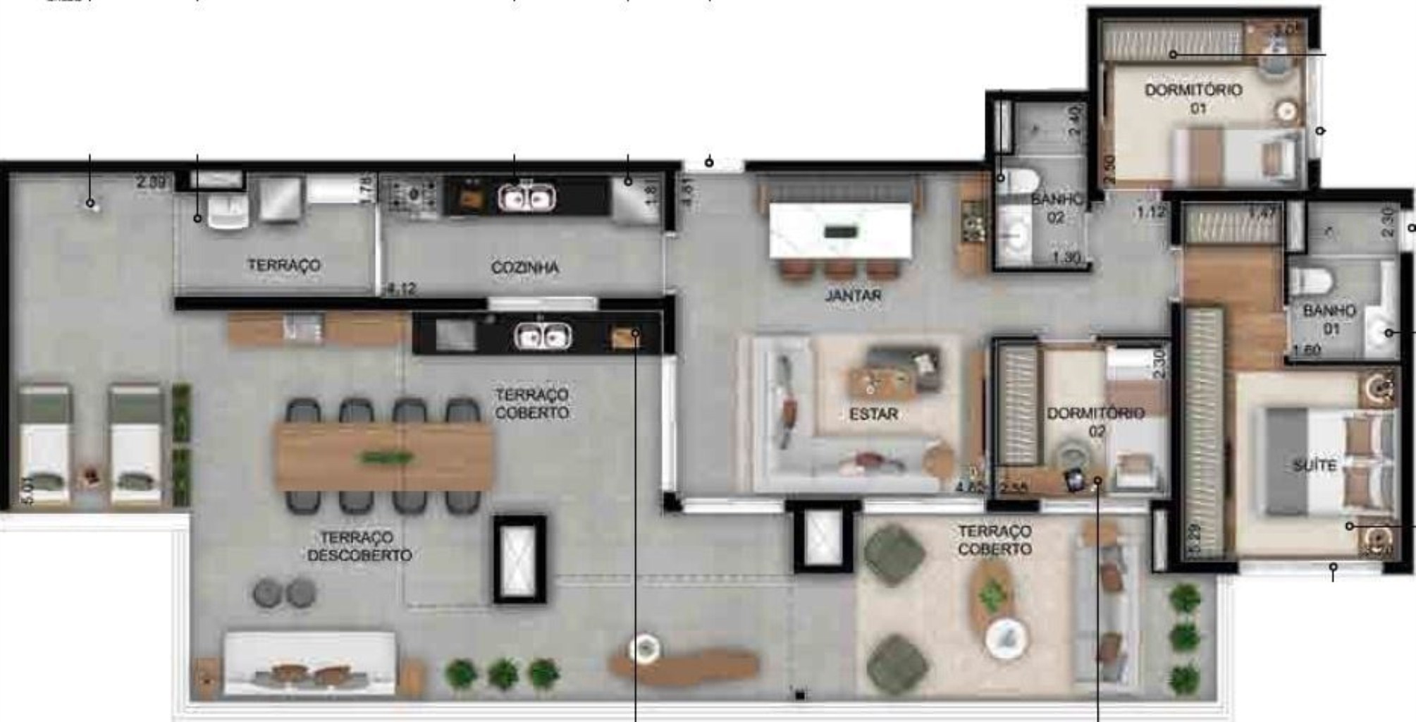 Apartamento à venda com 3 quartos, 120m² - Foto 26