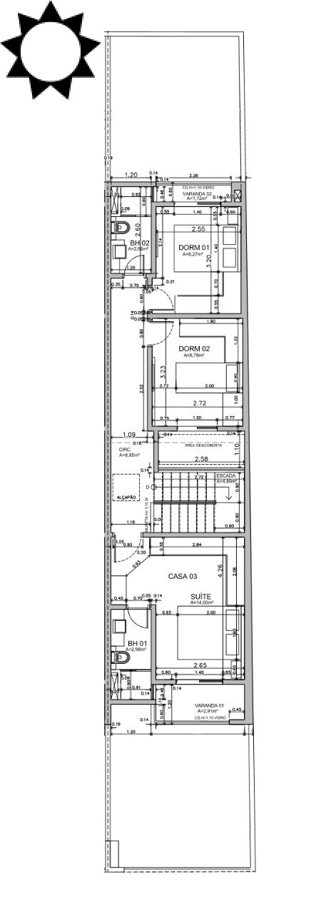 Casa à venda com 3 quartos, 201m² - Foto 3