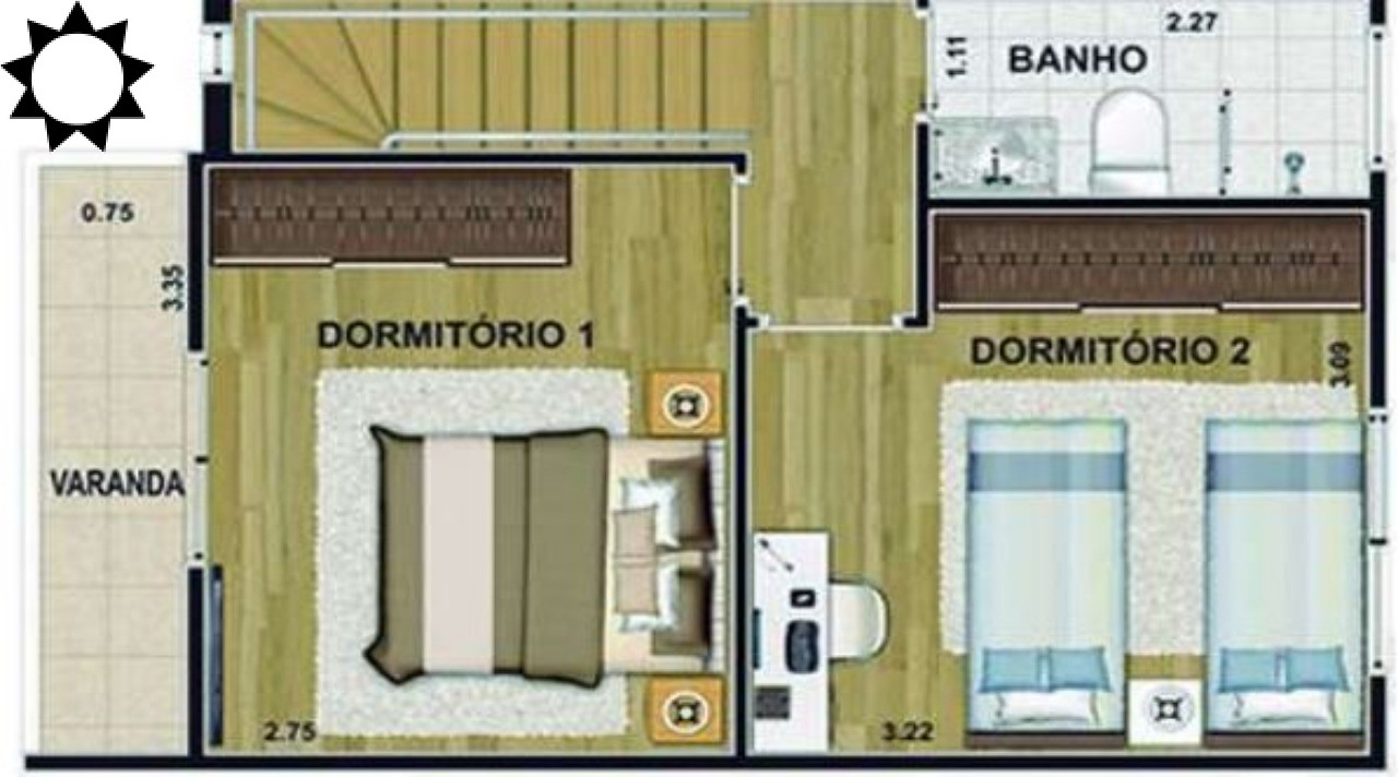 Casa à venda com 2 quartos, 64m² - Foto 6