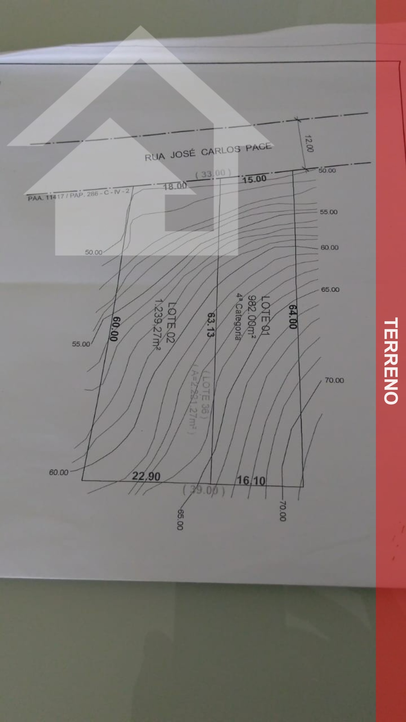 Terreno à venda, 1239m² - Foto 3